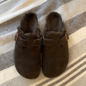 Like New Birkenstock Boston Sherling
